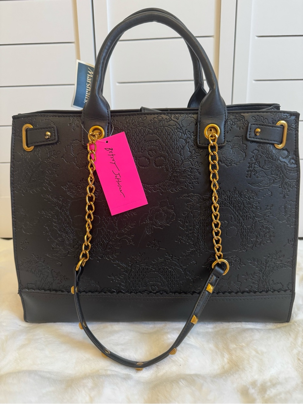 NWT Betsey Johnson Skull Tote Bag Halloween Bag 2026 Collection